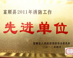 2011消防工作先进单位